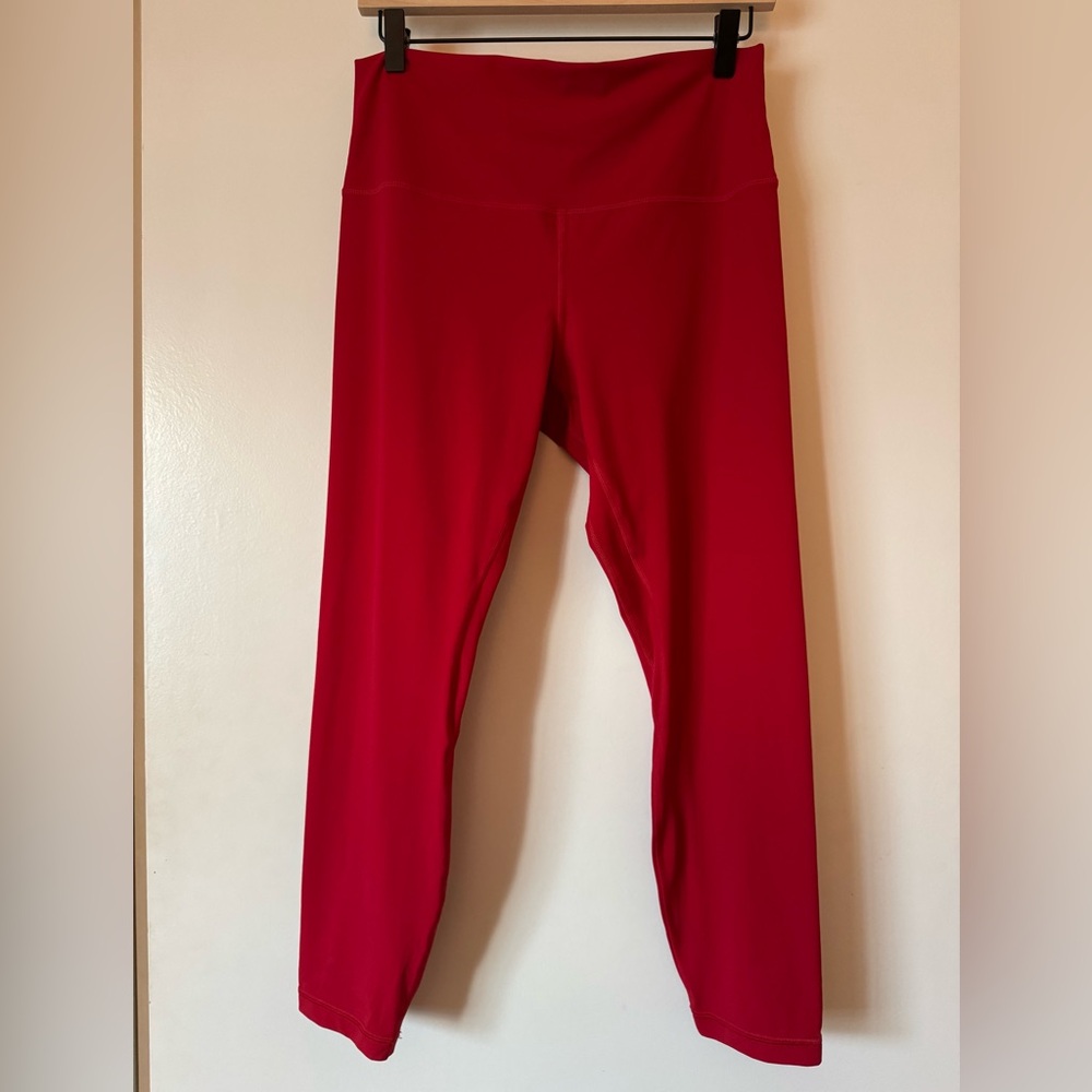 ❤️ Lululemon Lunar New Year Align Dark Red Size 12 25”